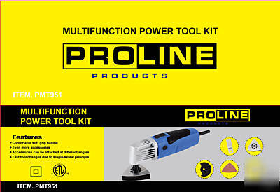Multifunction power tool oscillating cuting sanding kit