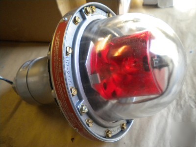 New explosion proof rotating red light 121X-120R 120V