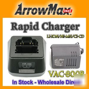 Vac-800B charger vertex yaesu fnb-V57 knb-V83 knb-V62LI