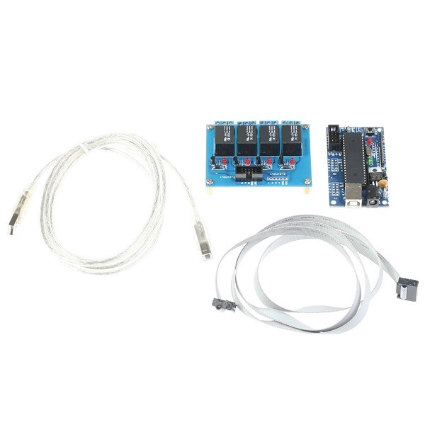 Basic stamp BS2 relay controller usb interface board