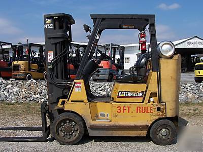 Caterpillar 8000 cap compact boxcar forklift 2004