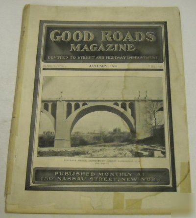 Good roads 1909 magazine vol.10, no.1