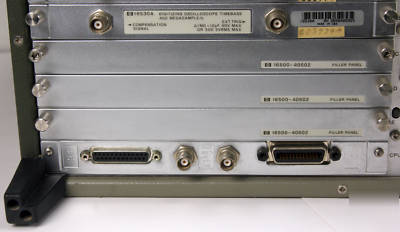 Hp 16500A logic analyzer w/hp 16530A 16531A modules 