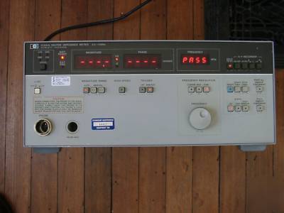 Hp agilent 4193A vector impedance meter 400KHZ to 11MHZ