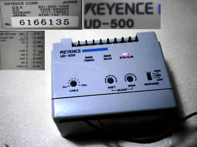 Keyence ud-500 UD500 ultrasonic high accuracy sensor
