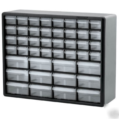 New 44 drawer plastic storage cabinet akro mil 10144- 