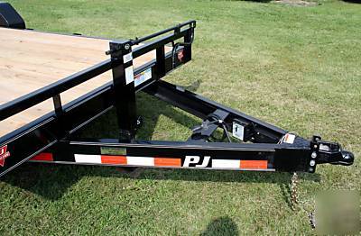 New sale 20' pj heavy equipment trailer-14000# gvwr 