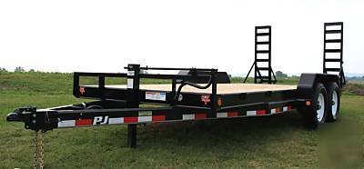 New sale 20' pj heavy equipment trailer-14000# gvwr 