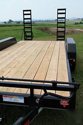 New sale 20' pj heavy equipment trailer-14000# gvwr 