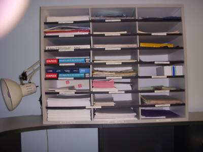 Office computer wood furniture corner table shelves 