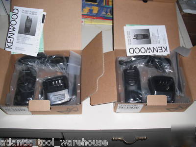 2 pack kenwood TK3302U16P pro tak two way radios 4W 16C