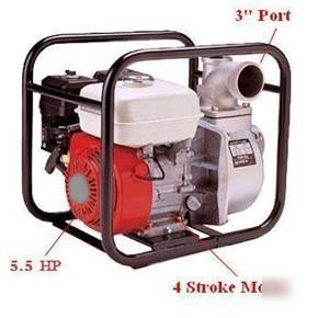 3 inch port engine gas power water pump