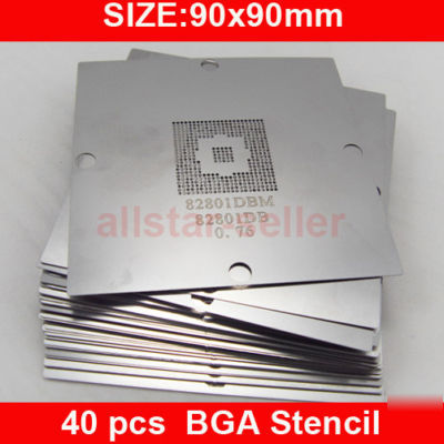 40PCS reball rework station bga stencil template sz:90M