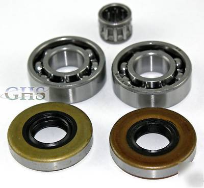Crankshaft bearing oil seal compatible with stihl TS350