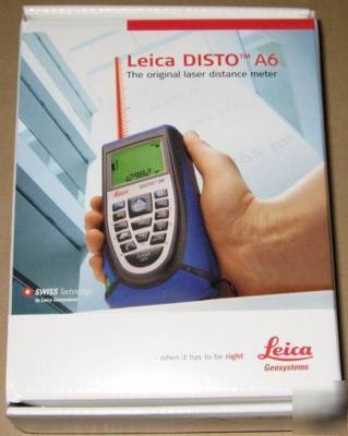 Leica disto A6 laser measuring device distance meter