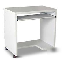 New home styles computer cart white
