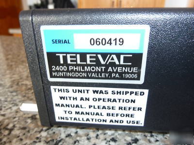 Televac B2A-1-bat portable control display thermocouple