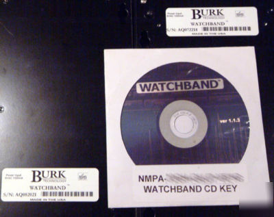 Burk watchband am-fm-rds receiver, monitoring system