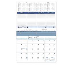 New monthly wall/notebook calendar, 11 x 8-1/2 pages...