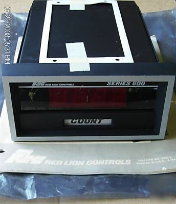 Red lion controls series 600 counter (nos)