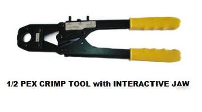 1/2 pex crimping tool for crimp ring interactive jaw