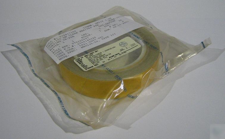 3M amber polyimide tape 1IN x 36YDS
