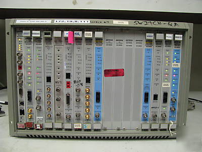 Adtech ax-4000 mainframe w/ lots of modules