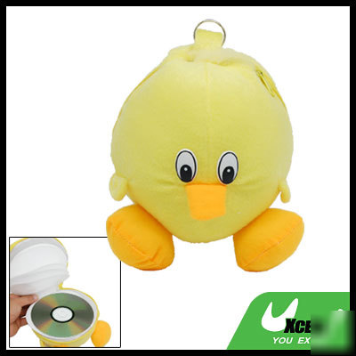 Duck pattern stuffed & plush cd dvd storage bag holds