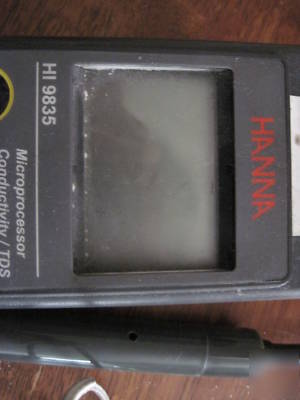 Hanna microprocessor conductivity meter hi 9835