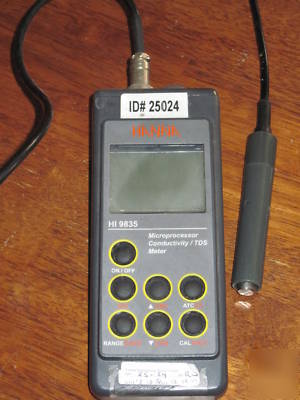 Hanna microprocessor conductivity meter hi 9835