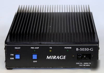 Mirage b-5030-g vhf 300 watt output power amplifier
