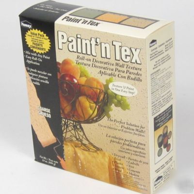 6 boxes of homax paint'n tex roll-on paint texture