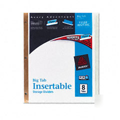 Avery(r) worksaver(r) insertable big tab recycled divid