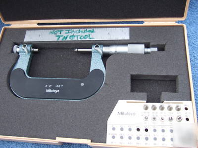 New thread micrometer mitutoyo 126-139 w/anvils ovr 900 