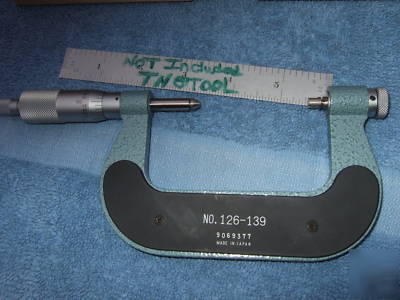 New thread micrometer mitutoyo 126-139 w/anvils ovr 900 
