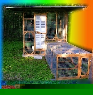 Plan design chicken coop hen house rabbit hutch tractor