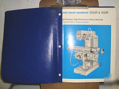 South bend lathe sturdimill brochure price list 1971