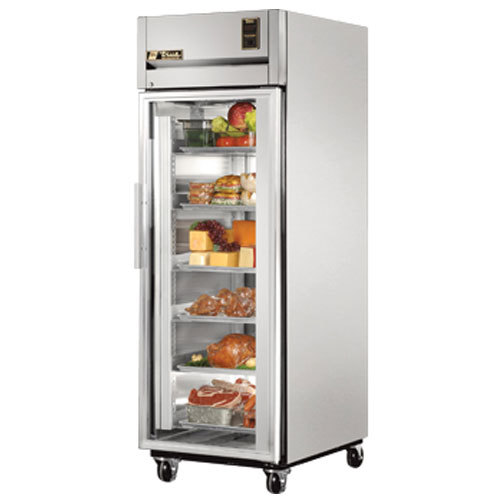 True TR1R-1G reach-in refrigeratorr, 1 glass door, 29