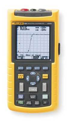 Fluke 124 handheld oscilloscope/ meter (used only once)