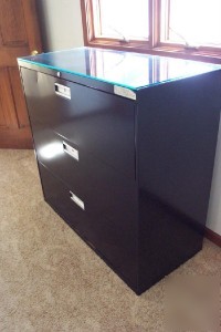 Hon 3 drawer lateral file cabinet 42