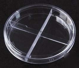 Parter medical petri dishes, segmented, sterile 3504