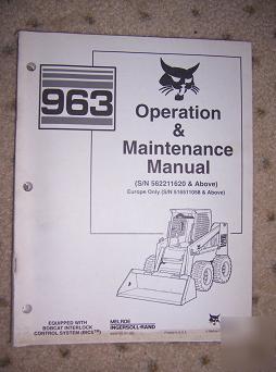 1998 melroe ir bobcat loader manual 963 bics machine q