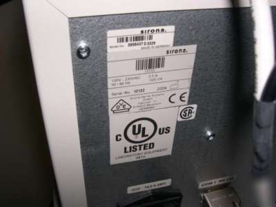 2004 sirona cerec 3 porcelain crown machine