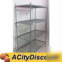 4 shelf commercial walk in 48X24 storage utility rack