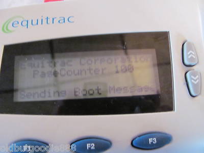 Equitrac page counter model pc copy w cables & p supply