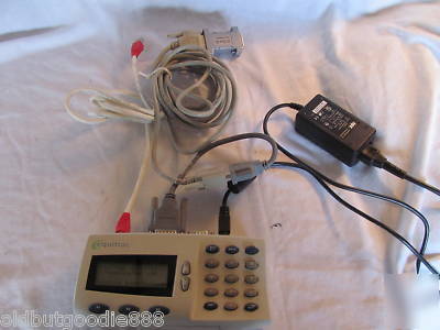 Equitrac page counter model pc copy w cables & p supply