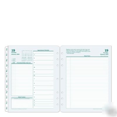 Franklin covey 35427 ring-bound daily planner refill