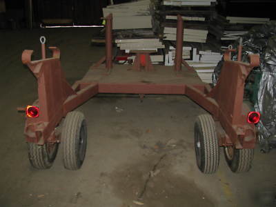 Heavy duty wire reel trailer