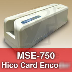 MSE750 hico 3TRACK magstripe card encoder writer reader