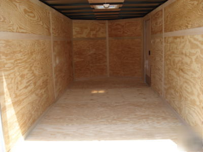 New enclosed trailer 7X16 w/ramp 7 x 16 cargo trailer